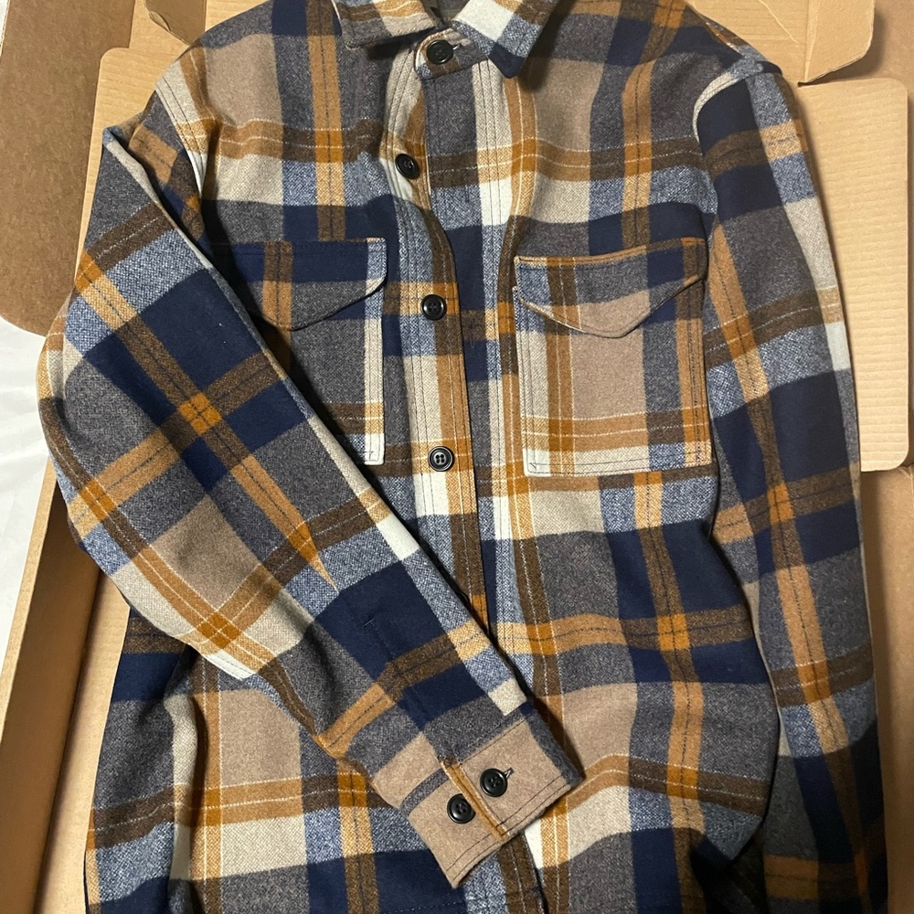 Filson Navy Bronze Jac Shirt - M